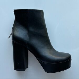 Black Platform Booties